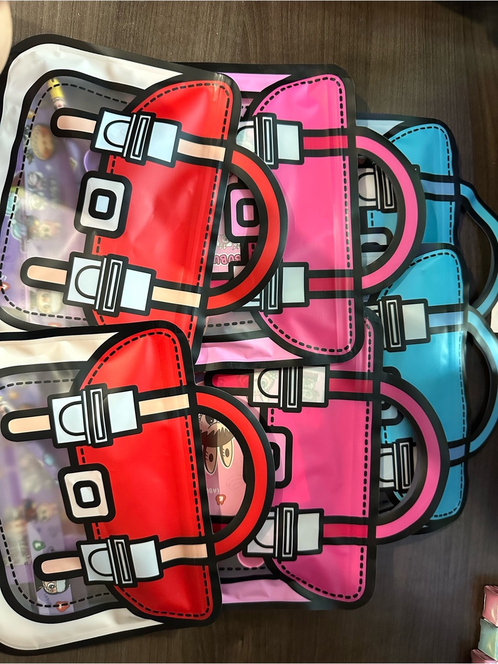12 labubu stationary bag style